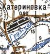 Topographic map of Katerynivka