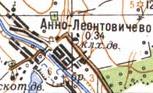 Топографічна карта Ганно-Леонтовичевого
