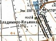Топографічна карта Володимиро-Іллінка