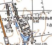 Topographic map of Chervonopillya