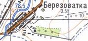 Topographic map of Berezuvatka