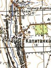 Topographic map of Kapitanka