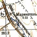 Топографическая карта Маринополя