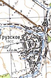 Topographic map of Gruzke