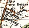 Топографічна карта Копаних