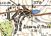 Topographic map of Divoche Pole