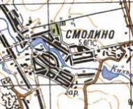 Топографічна карта Смоліного