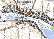 Топографічна карта Бандурового