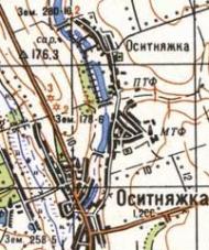 Topographic map of Osytnyazhka