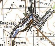 Topographic map of Svirneve
