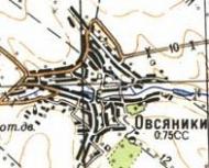 Топографічна карта Вівсяниок