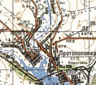 Топографічна карта Протопопівки
