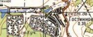 Топографічна карта Гостинного