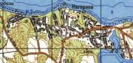 Топографічна карта Нагірного