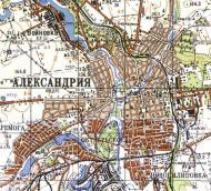 Топографическая карта Александрии