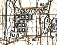 Topographic map of Pobuzke