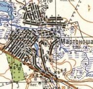Топографічна карта Мартоноші