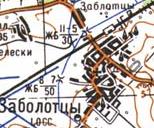 Топографічна карта Заболотців