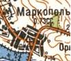 Topographic map of Markopil