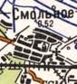 Topographic map of Smilne