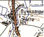 Топографічна карта Лучківців