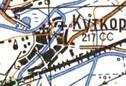 Топографічна карта Куткора