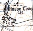 Topographic map of Nove Selo