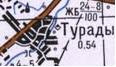 Topographic map of Turady