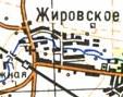 Топографічна карта Жирівського