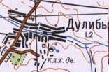 Топографічна карта Дулібів
