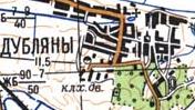 Topographic map of Dublyany