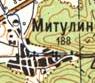 Топографічна карта Митулиного