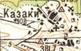 Topographic map of Kozaky