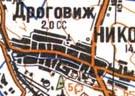 Топографічна карта Дроговижа