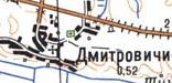 Топографічна карта Дмитровичів
