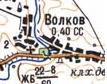 Topographic map of Vovkiv