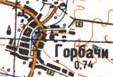 Topographic map of Gorbachi