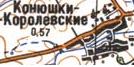 Topographic map of Konyushky-Korolivski