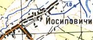 Топографічна карта Йосиповичів