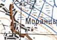 Topographic map of Moryantsi