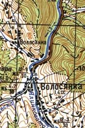 Topographic map of Volosyanka