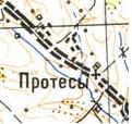 Топографічна карта Протесів