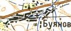 Топографічна карта Буяньового