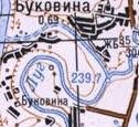 Топографическая карта Буковины