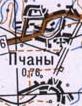 Topographic map of Pchany