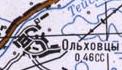 Топографічна карта Вільхівців