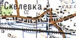 Топографічна карта Скелівки