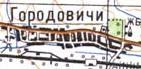 Topographic map of Gorodovychi