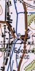 Топографічна карта Бродок