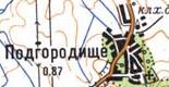 Topographic map of Pidgorodysche